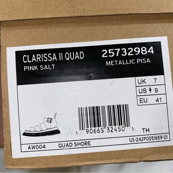 ✨ Pearl Pink Doc Marten Pisa Clarissa II Platform Pink Salt Metallic - Picture 4 of 15